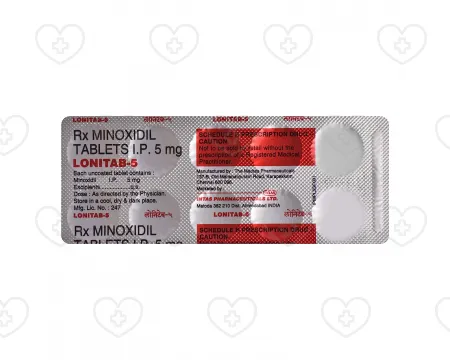 日本への国際郵便配送を利用して、脱毛治療のためのロニタブ（ミノキシジル）を注文
